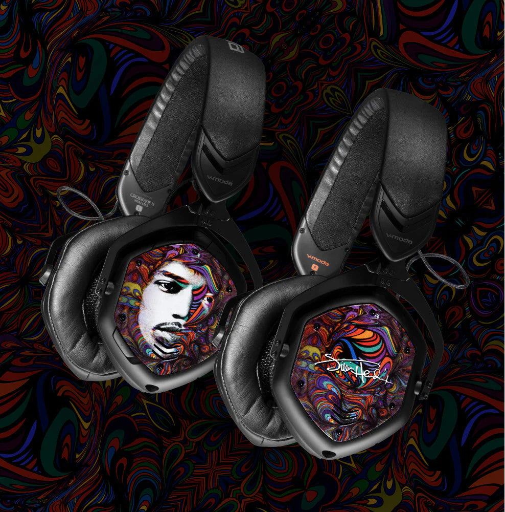 V-MODA Crossfade 2 Wireless Bluetooth Headphones – Jimi Hendrix “Peace ...