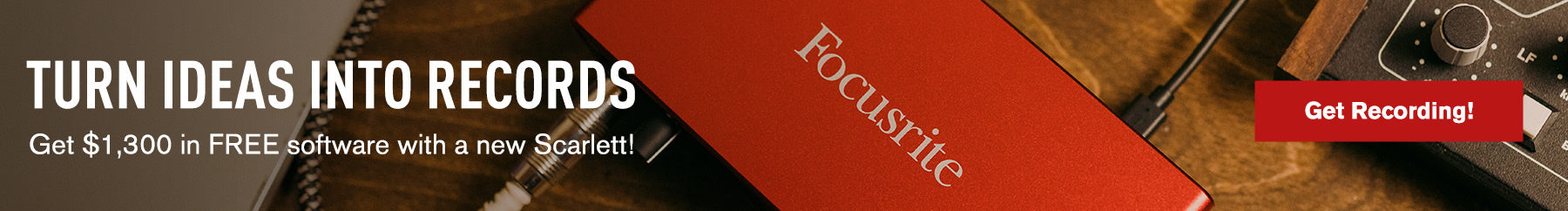 Focusrite Scarlett Software Hitmaker