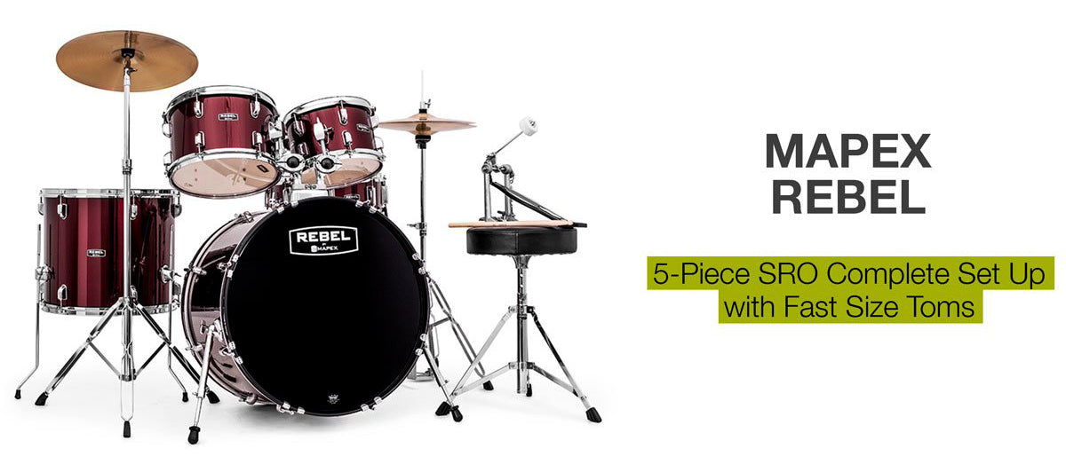 Mapex Rebel 5-piece drum set