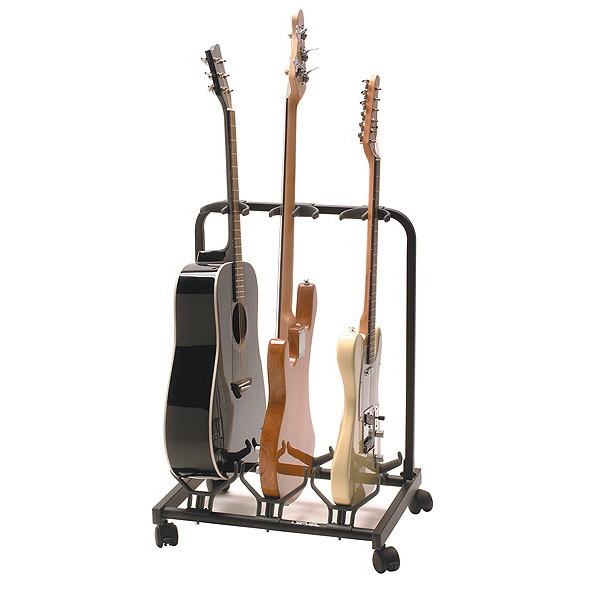 Quik-Lok GS-430 Universal Multiple Guitar Stand - Holds 3 Guitars ...