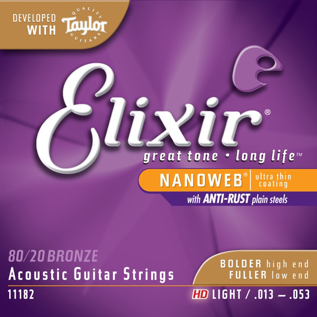 elixir hd light guitar strings