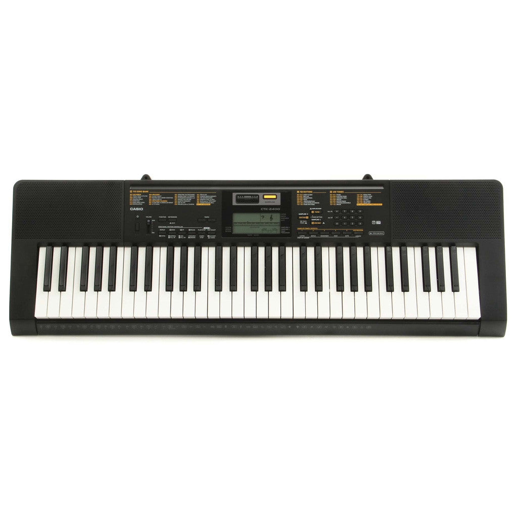 Casio CTK-2400 61-Key Portable Electronic Keyboard ...