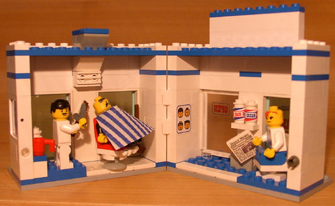 Dan's Custom Barber Shop (for your LEGO town) – DADVENTUREDAN