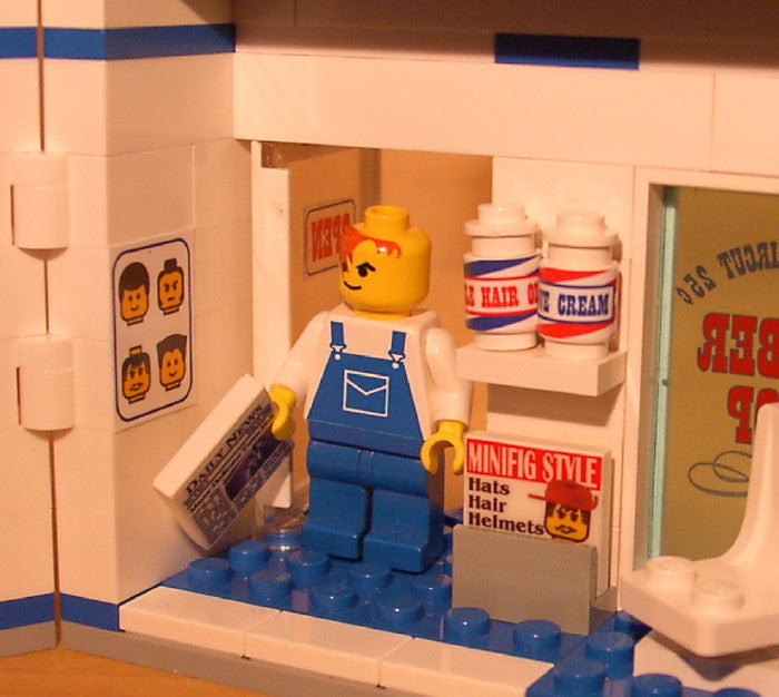 Dan's Custom Barber Shop (for your LEGO town) – DADVENTUREDAN