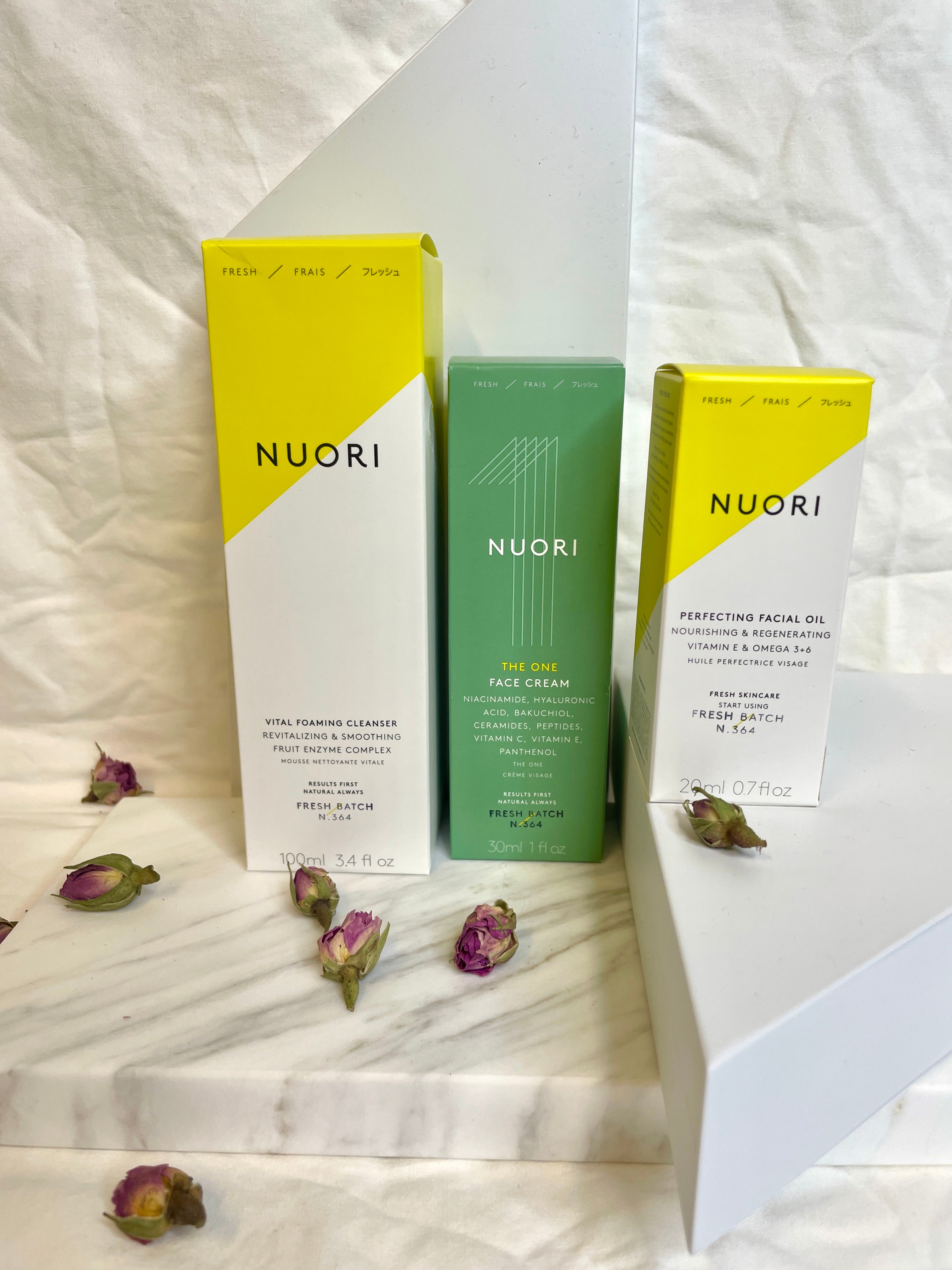 Billede af NUORI Sampak: The One + Vital Foaming Cleanser + GRATIS Perfecting Facial Oil