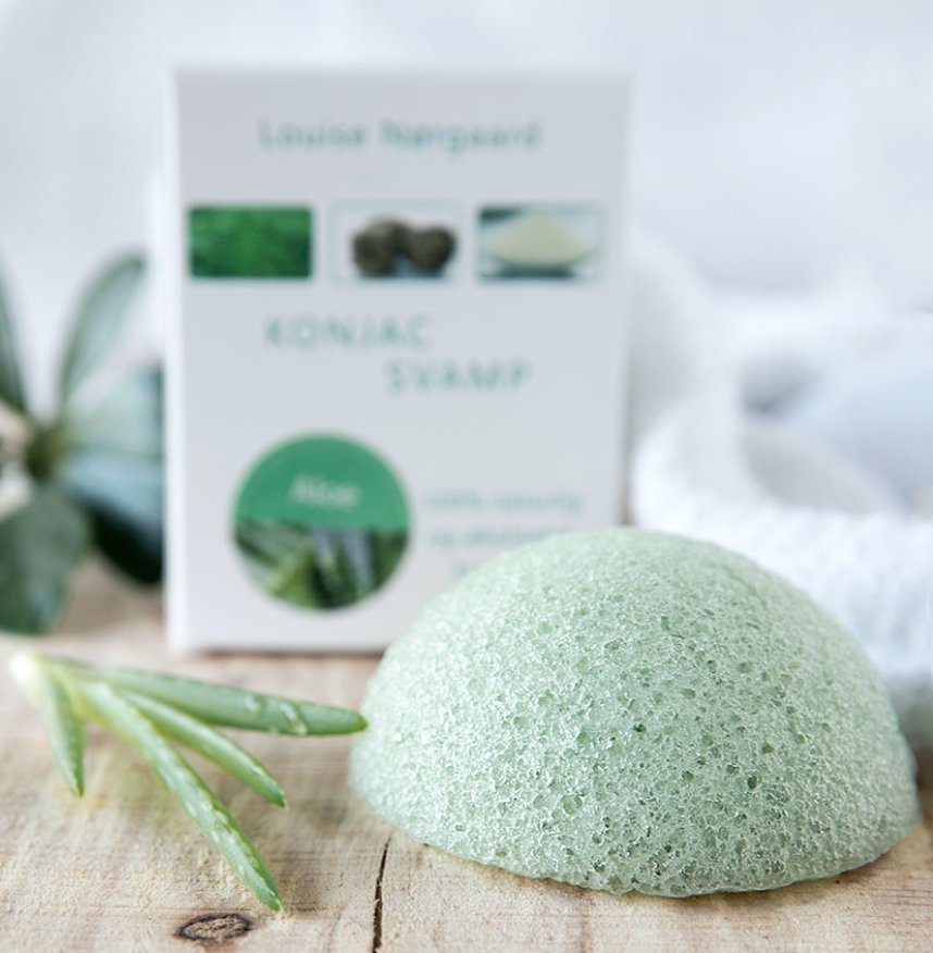 Se Organic Konjac Aloe Vera Svamp hos Glow Studio