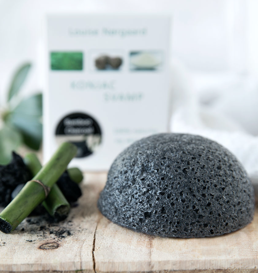 Billede af Organic Konjac Bamboo Charcoal svamp