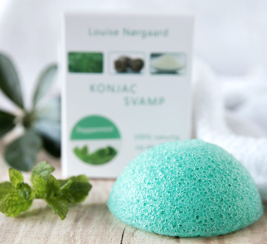 Billede af Organic Konjac Peppermint svamp