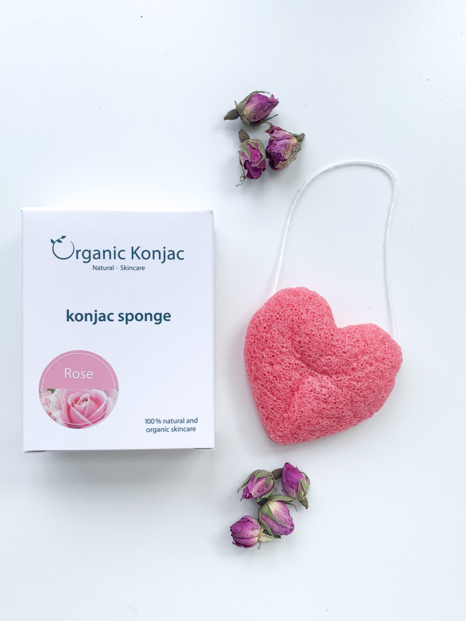 Billede af Organic Konjac Rose svamp Limited edition