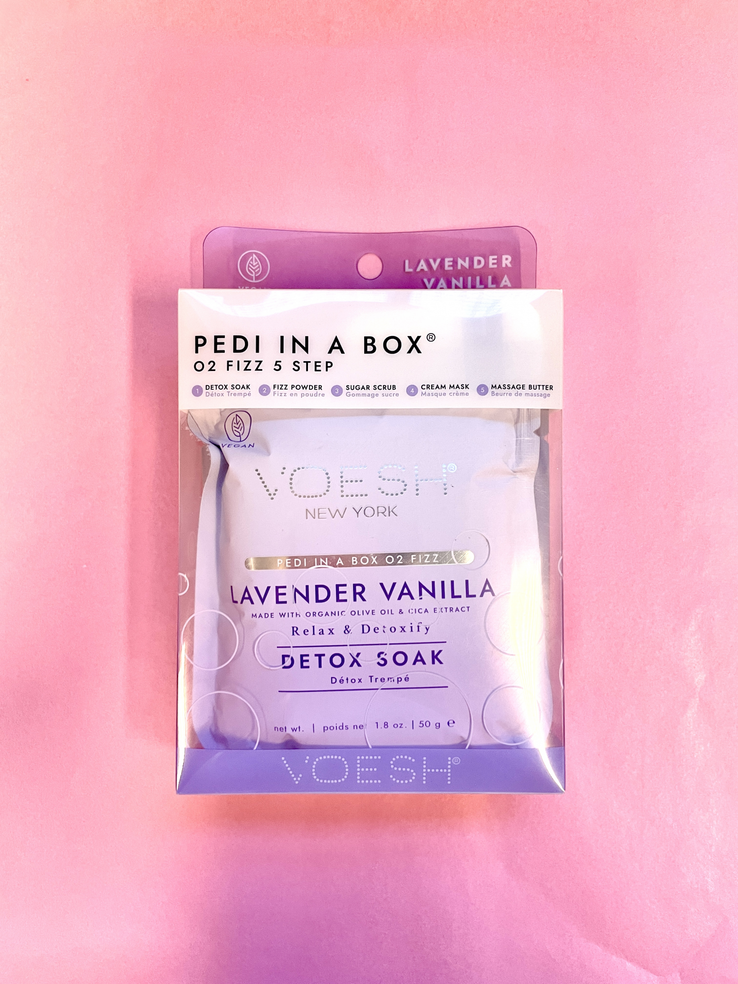 Billede af Voesh Pedi In A Box, Lavender Vanilla O2 Fizz