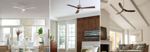 Un ventilateur de plafond pour chaque style et grandeur de pièce.  Confort assuré.