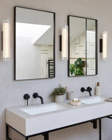 Comment éclairer le miroir de salle de bain, choisir le bon luminaire –  LUMINAIRE PLUS.CA