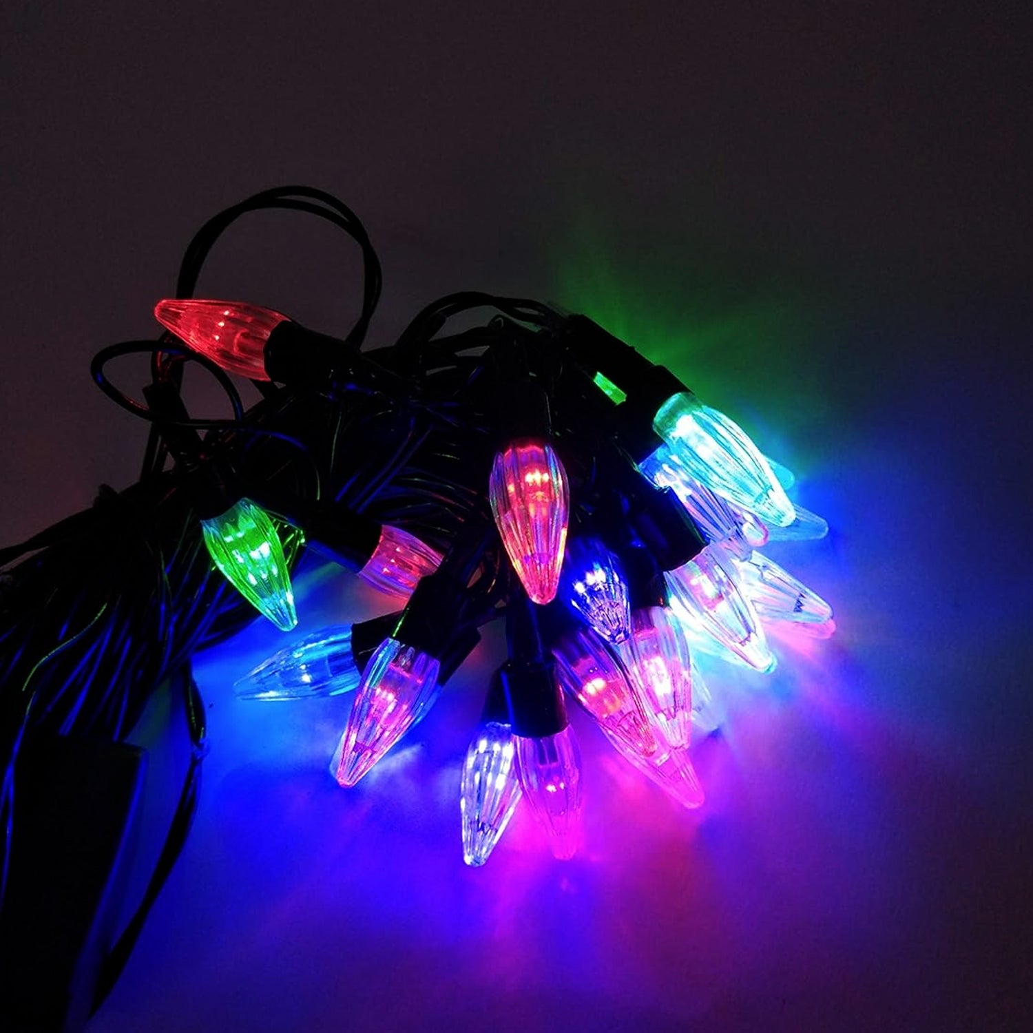 9Mtr Flower Design Home Decoration Electrical Series Light Home Decoration Diwali & Wedding LED Christmas String Light Indoor and Outdoor Light ,Festival Decoration Led String Light, Multi-Color Light