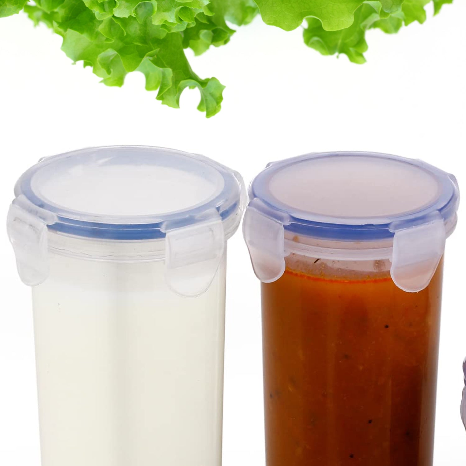 5830 Plastic Liquid Round Airtight Food Storage Container with Leak Proof Locking Lid BPA Free Container for Kitchen, 5 Pcs Set (Transparent, ( Approx Capacity 110 ml,160 ml,210 ml,400 ml,500 ml) 5830 Plastic Liquid Round Airtight Food Storage Container with Leak Proof Locking Lid BPA Free Container for Kitchen, 5 Pcs Set (Transparent, ( Approx Capacity 110 ml,160 ml,210 ml,400 ml,500 ml)