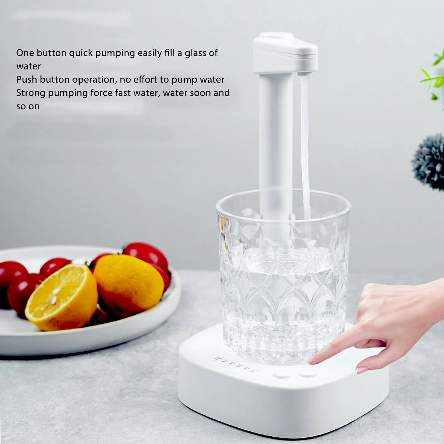 USB Charging Desktop Water Dispenser â€“ Smart One Button Operation, Portable Water Pump for Home & Office