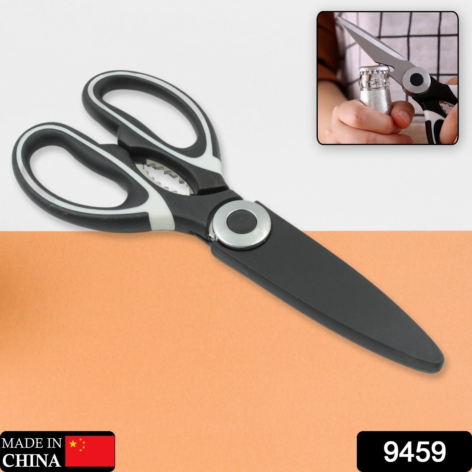 3-in-1 Multi-Function Kitchen Tool for Veggies, Fruit, Cheese & Meat with Bottle Opener