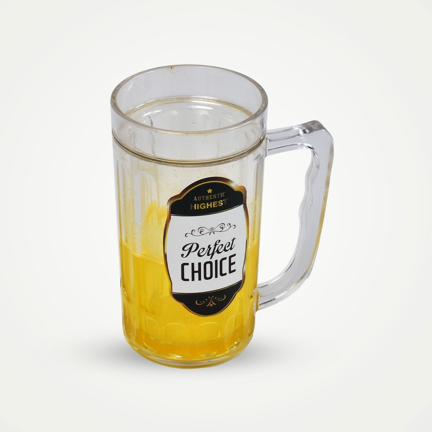 420ml Large Beer Mug with Handle Crystal Clear Lead Free Mug Beer Mug, Beer Glass | Perfect for Home, Bars and parties-1Piece.