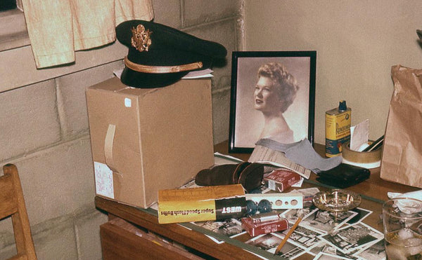 Maj. Bud Musil's desk in Vietnam circa 1967-1968