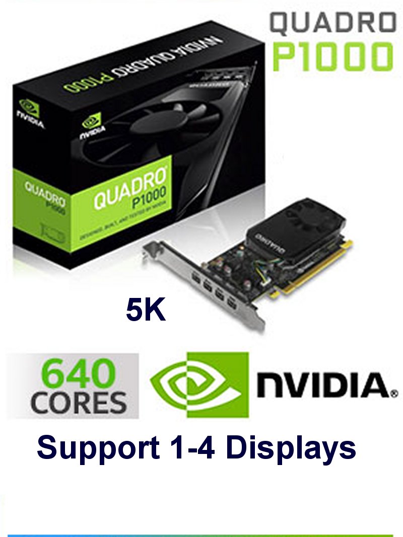 8.0GB NVIDIA Quadro RTX 4000 8K PCI Express Quad videocard