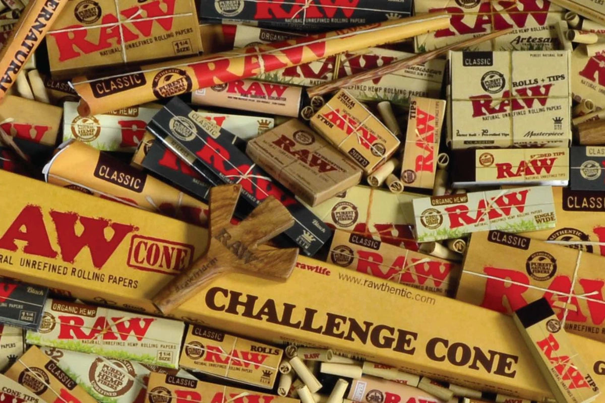 RAW rolling papers, tips, cones & accessories