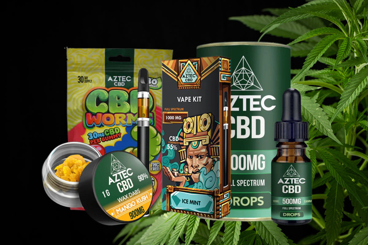 Aztec CBD product range