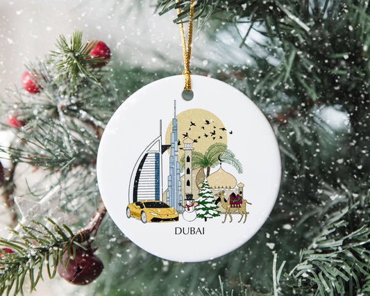 Amsterdam Netherlands Personalised Christmas Tree Ornament ...