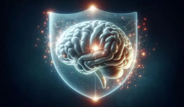 Ilustração da relação do magnésio com a saúde cerebral
