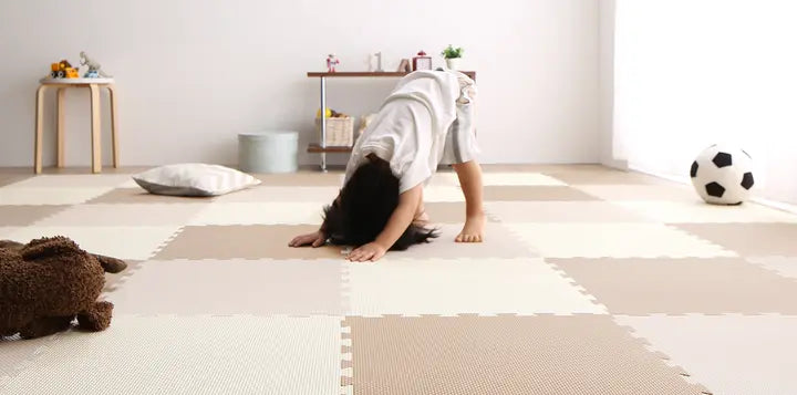 畳の代用にもなる子供も安心の極厚ジョイントマット