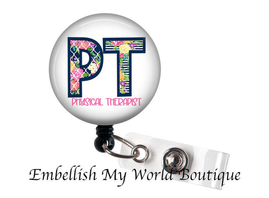 RT Badge Reel/Badge Reel/Badge Holder/ID Holder/Nurse Badge/Respirator –  Embellish My World Boutique