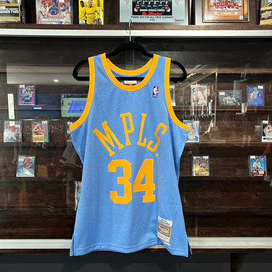 Mitchell And Ness NBA Swingman Jersey Lakers Johnson Purple White (Men –  Sports Connection