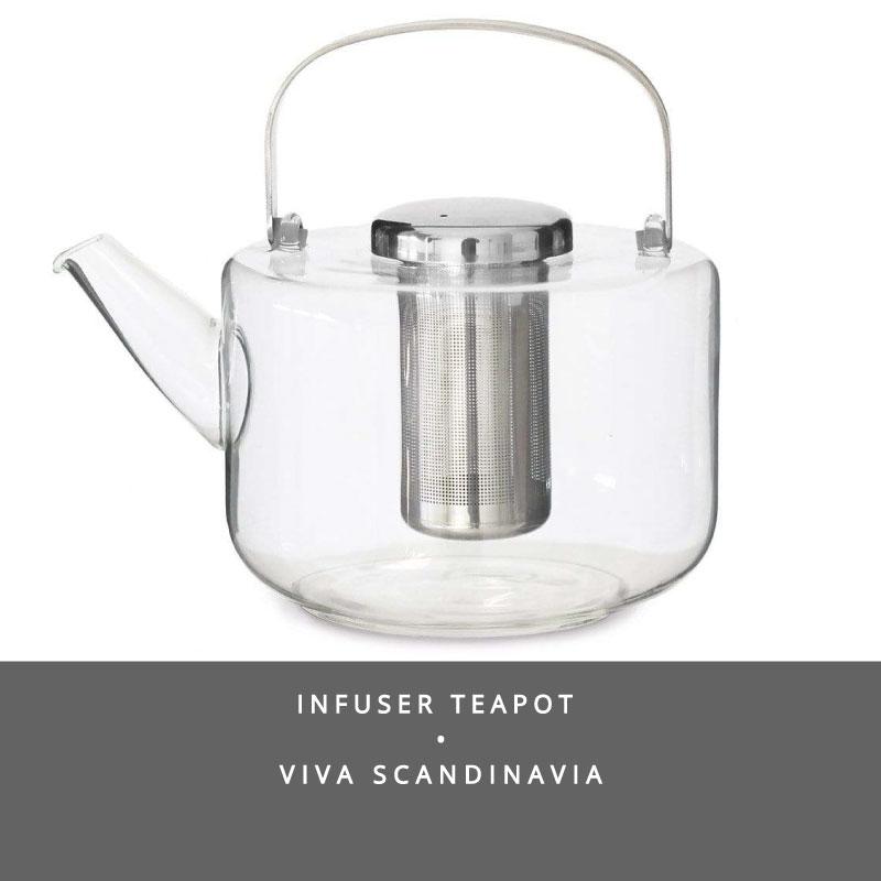 large glass tea kettle