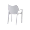 Design Warehouse Cape Cafe Dining Chair Grey back 124520