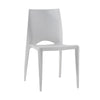 Design Warehouse - 124535 - Stiletto Stackable Dining Side Chair  - Grey