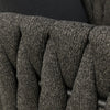 Design Warehouse - 127159 - Bianca Outdoor Rope Club Chair (Coal)  - Canvas Coal