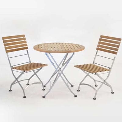 folding outdoor table and chairs dining set