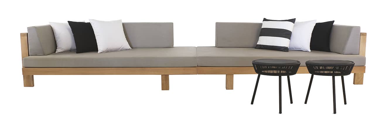 Wooden outdoor Furniture Auckland - Cabo Sectional