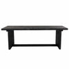 Design Warehouse - 127545 - Denis Outdoor Reclaimed Teak Dining Table (Black)  - Black