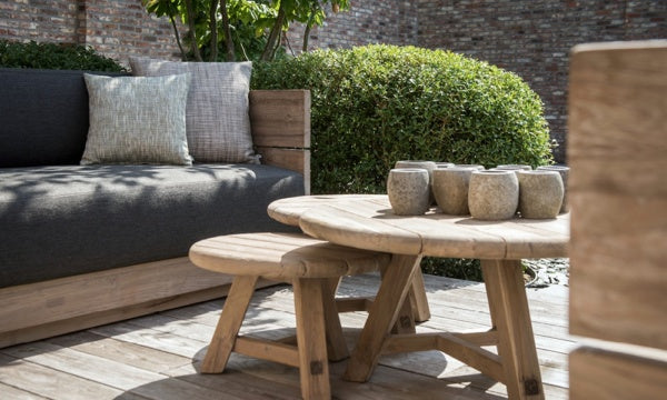 A-Grade teak from Design Warehouse; outdoor furniture
