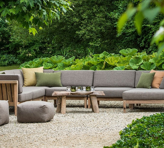 Gazzoni Outdoor Teak Deep Seating Sectional