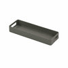 Design Warehouse - 127473 - Handi Outdoor Aluminum Rectangle Tray  - Grey