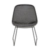 Design Warehouse - 127781 - Joe Outdoor Wicker Relaxing Chair (Coal)  - Coal