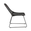 Design Warehouse - 127781 - Joe Outdoor Wicker Relaxing Chair (Coal)  - Coal