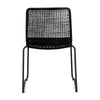 Design Warehouse - 127785 - Kline Outdoor Rope and Aluminium Dining Side Chair (Lava)  - Lava
