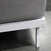 Design Warehouse - 126629 - Kobii Outdoor Aluminum Ottoman  - White
