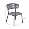 Design Warehouse - 127629 - Kove Outdoor Rope and Aluminium Dining Chair  - Coal