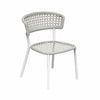 Design Warehouse - 127630 - Kove Outdoor Rope and Aluminium Dining Chair  - White