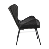 Design Warehouse - 127345 - Nairobi Pure Wicker Wing Chair  - Black cc