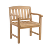 Design Warehouse - Newport Teak Arm Chair 42147295101227- cc