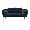 Design Warehouse - 127558 - Scottie Outdoor Rope Sofa  - Charcoal