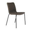 Picture of Terri Outdoor Rope Dining Side Chair - Charcoal